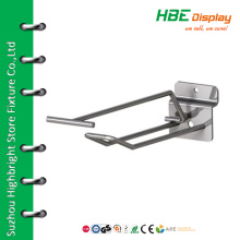 Single Prong Slatwall panel Hook with Overarm